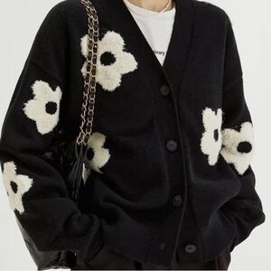 Commense Floral Cardigan Size S